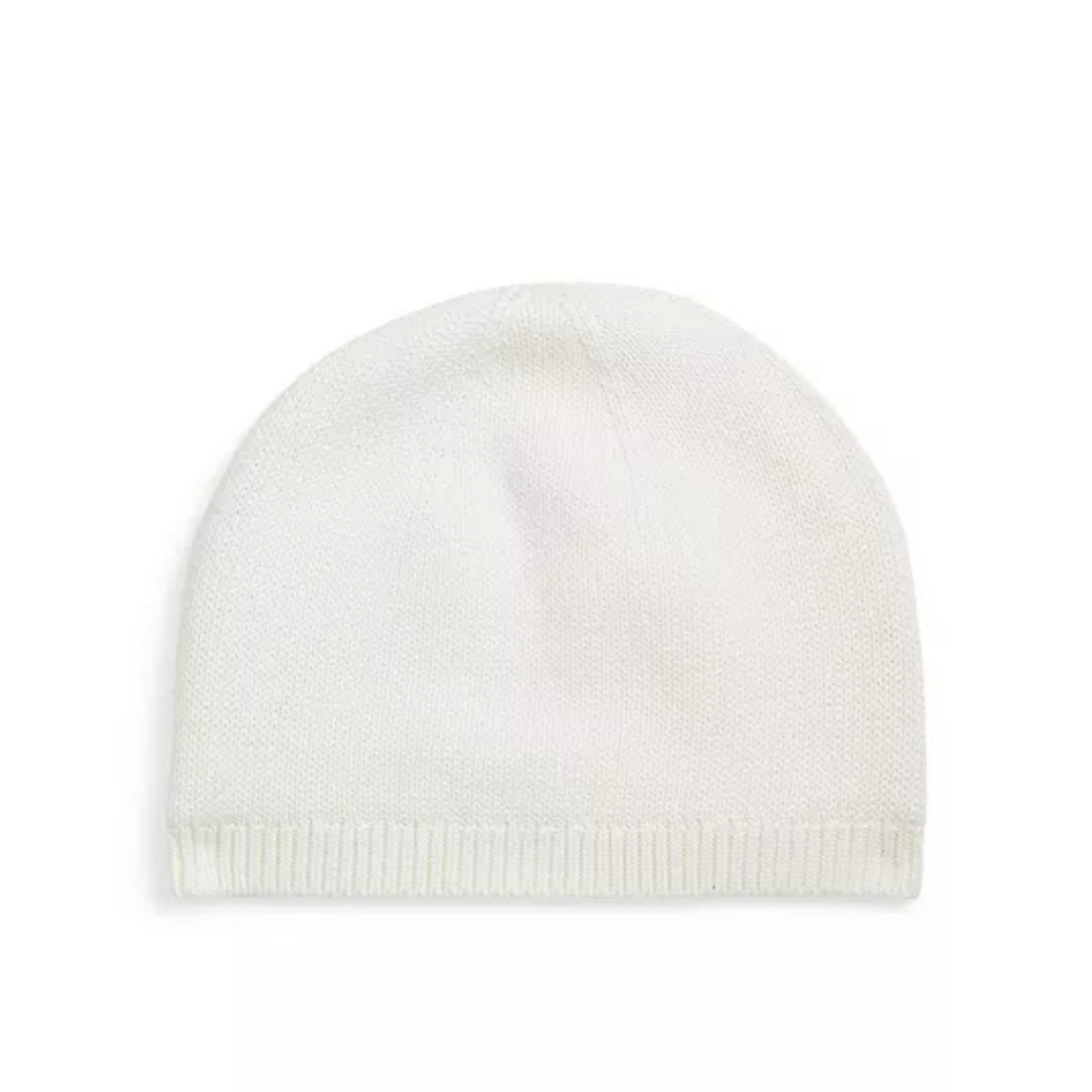 NWT Kid's Ralph Lauren Polo Ivory Knit Cap - Picture 4 of 5